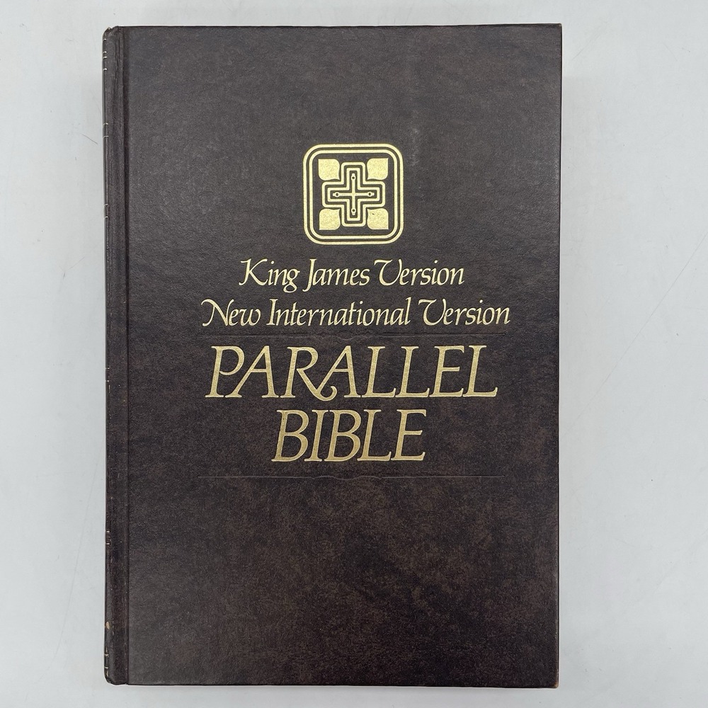 NIV/KJV Parallel Bible 1986 Third Printing Zondervan Bible Publishers‎ Hardcover